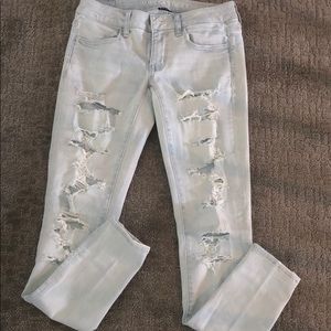 American eagle super low rise jegging